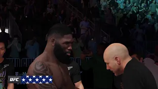 Bruce Lee vs Curtis Blaydes UFC 4 Simulation (Vale Tudo)