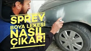 SPREY BOYA LEKESİ NASIL TEMİZLENİR