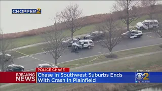 Chase In Southwest Suburbs Ends With Crash In Plainfield