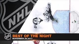 Quick's incredible save, Faksa's natural hat trick highlight thrilling night