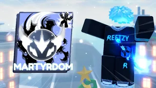 NEW MARTYRDOM Ability is INSANE in Roblox Blade Ball..