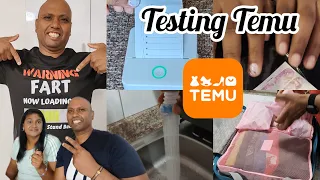 Sharing our Temu haul and experience || NOT SPONSORED || Testing products || South African YouTuber