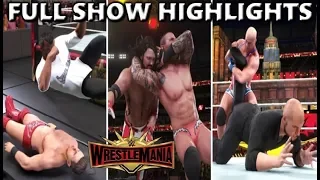 WWE 2K19 WRESTLEMANIA 35 FULL SHOW PREDICTION HIGHLIGHTS - PART 2