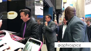 Steve Perry Signs Autographs and Takes Photos with Fans After GMA Interview in NYC