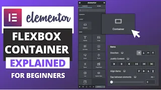 How To Use Elementor Flexbox Container | Elementor Container Tutorial For Beginners.