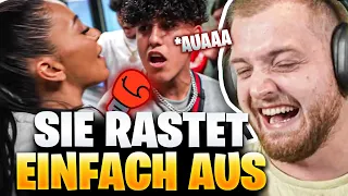 😳😱SIE SCHLÄGT ihm in die EIER beim Frankfurt TINDER! - REAKTION  | Trymacs Stream Highlights