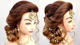 Bridal Juda hairstyles for long hair l Latest advanced Hairstyles l wedding hairstyles kashee's