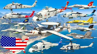 GTA V: Support Navy Airplanes and Helicopters Pack Best Extreme Longer Crash and Fail Compilation