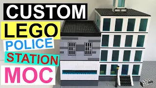 CUSTOM LEGO POLICE STATION MOC