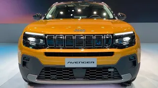 2023 Jeep Avenger 4Xe Fully Electric SUV - Exterior Interior Walkaround - 2022 LA Auto Show