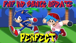 Friday Night Funkin' - Perfect Combo - FNF HD (Sonic Update) Mod + Cutscenes [HARD]