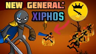 Stick War Legacy Mod Update, New Unit: General Xiphos! Epic Powerful Unit Xiphos Gameplay!