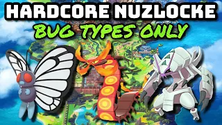 Pokemon Sword Hardcore Nuzlocke - Bug Types Only! (No Dynamax)