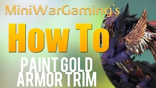 How To: Paint Gold Armor Trim