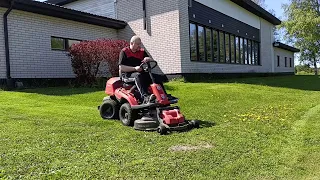 2x Speed Lawn Mowing With HUSQVARNA RIDER 214TC COMFORT EDITION