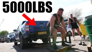 DEADLIFTING A 5000LB TRUCK!