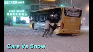 Cars Vs Snow | Cars Slipping And Sliding 2021