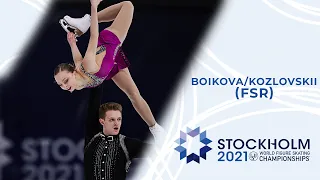 Boikova / Kozlovskii (FSR) | Pairs Free Skating | ISU Figure Skating World Championships