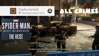 Disorganized Crimes Trophy Guide - All Maggia Crimes - Spider Man DLC Episode 1: The Heist