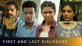 First And Last Dialogues of The Family Man Characters | JK, Srikant, Suchi, Raji & More