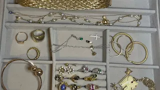 MY ENTIRE GOLD JEWELRY COLLECTION 2023 WITH GEMSTONES AND DIAMONDS