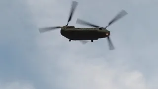 July 27th 2021 Army Chinook CH-47 Fast Approach Westheimer Airport Norman Oklahoma