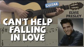 Can't Help Falling In Love / Elvis Presley (Guitar) [Notation + TAB]