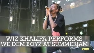 Wiz Khalifa Performs 'We Dem Boyz' at Hot 97's Summer Jam