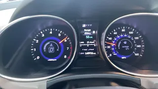 Hyundai Santa fe 2.0 turbo acceleration (268ps)