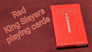 Daily deck review day 78 - Red King Slayer playing cards By Ellusionist