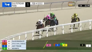 Gulfstream Park Carrera 1 - 4 de Febrero 2022