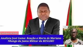 Analista José Gama Reação a Morte de Mariano Nhongo da Junta Militar da RENAMO