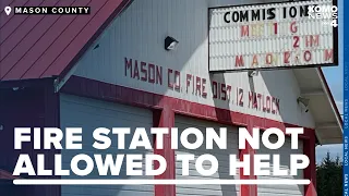 Fire department in Mason County not allowed to respond to calls after loss of insurance