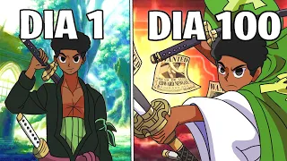 Eu Sobrevivi 100 dias como CAÇADOR DE RECOMPENSA no ONE PIECE no Minecraft