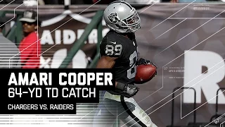 Derek Carr to Amari Cooper for a 64-Yard TD! | Chargers vs. Raiders | NFL