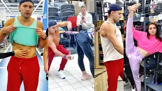 CRAZY PRANK WORKOUT In The SHOP (prt.16)