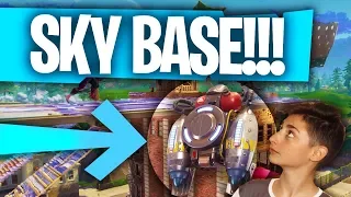 LA MEJOR SKY BASE EN FORTNITE BATTLE ROYALE CON JETPACK