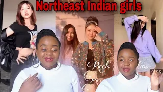 Reacting To/ Northeast Indian Girls Tiktok Video part1 & part2