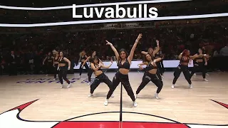 Luvabulls (Chicago Bulls Dancers) - NBA Dancers - 4/2/2022 dance performance - Bulls vs Heat