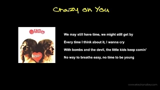 Heart - Crazy on You Lyrics