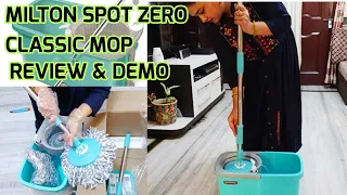 Milton Spot Zero Classic Mop Unboxing, Review & Demo | Milton spotzero | Best Spin Mop for cleaning