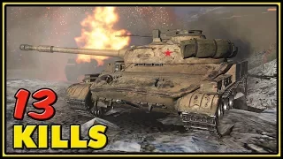 Object 907 - 13 Kills - 1 vs 7 - World of Tanks Gameplay