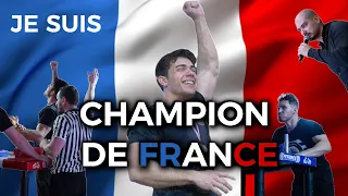 JE SUIS CHAMPION DE FRANCE DE BRAS DE FER 2024 !