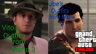 GTA Online: Joe's Outfits from Mafia 2 & Vito's Outfits from Mafia 3