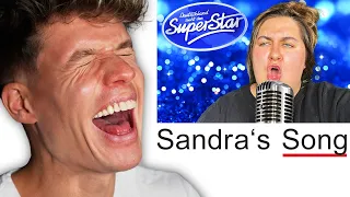 Luca reagiert auf SANDRAS SONG