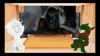 Doom Slayer and SCP 096 react to: Doom Slayer vs SCP 096(Part 1 but Part 2 no =n=)