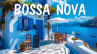 Serene Beachside Jazz & Bossa Nova Music with 4K Ocean Scenery for Relaxation ~ Summer Dreams