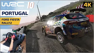 Ford Fiesta Rally2 | WRC 10 | Thrustmaster T300 [4K]