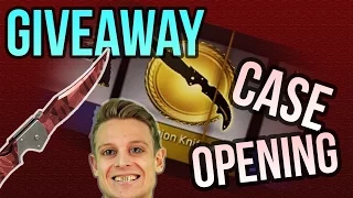 CASE OPENING + KNIFE GIVEAWAY