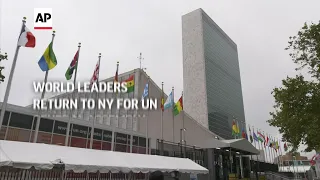 World leaders return to NY for UN General Assembly